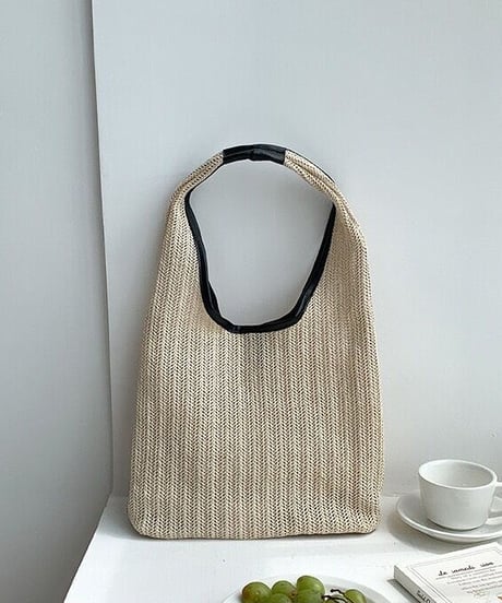 summer piping  tote bag/3color