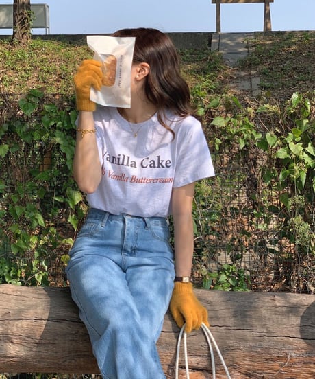 vanilla cake tee/3color