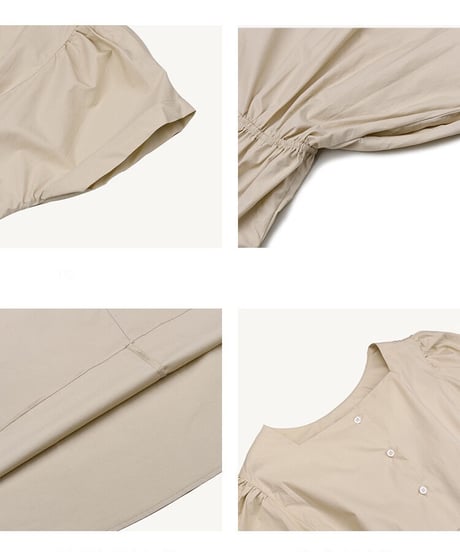 2way cotton one-piece/2color