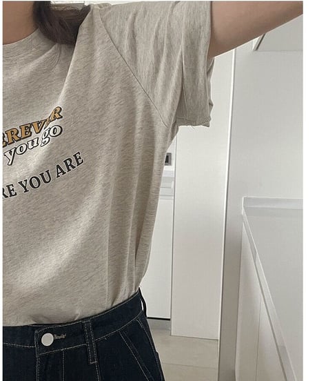 wherever logo T-shirt/2color(ネコポス)