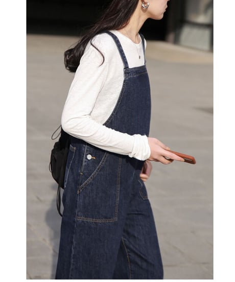 denim salopette