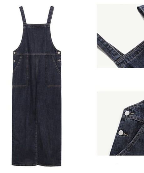 denim salopette