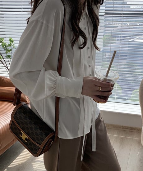 ribbon shirt blouse