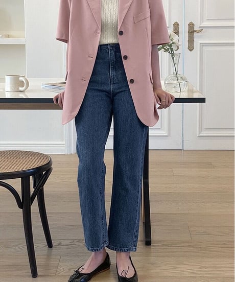 cropped highrise denim/blue
