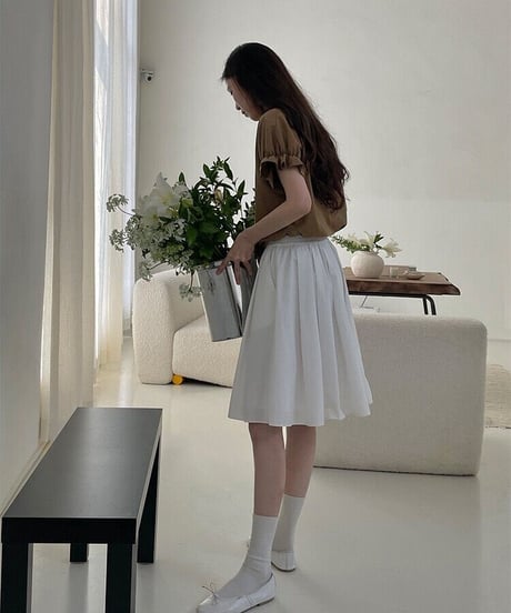middle volume skirt/3color