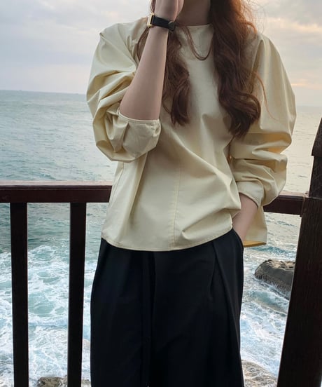 back design blouse/2color