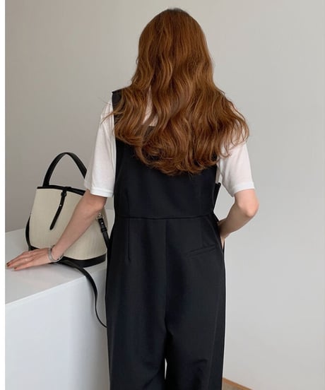 square neck all-in-one/2color