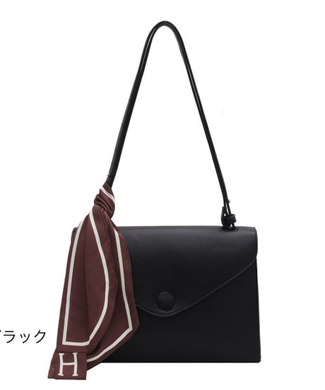 simple shoulder bag & scarf/3color