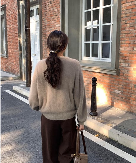 crew neck knit/3color
