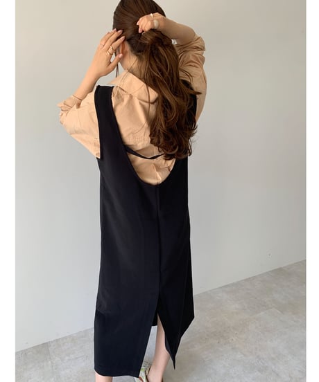 u neck sleeveless OP/2color