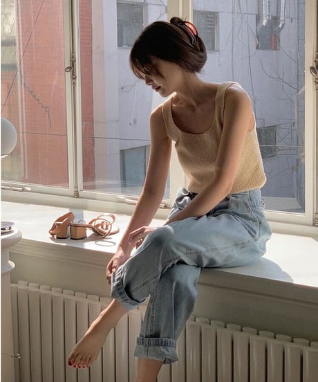 gurkha denim pants/2color