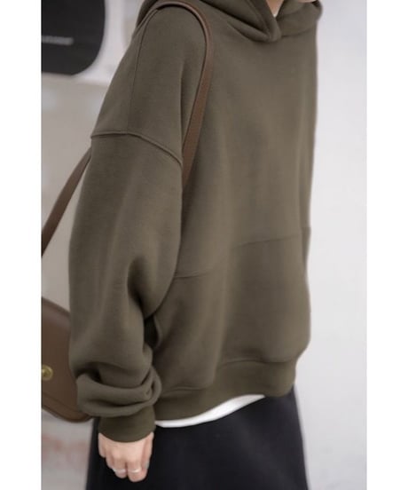 【original】simple loose hoodie