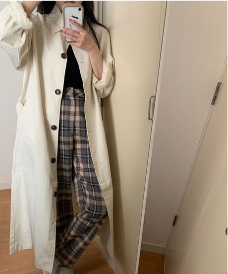 [OUTLET]long sten collar coat/2color