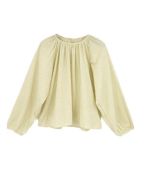 [OUTLET]cotton lace blouse