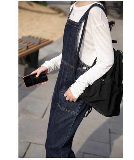 denim salopette