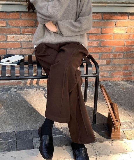 center prees pants/2color