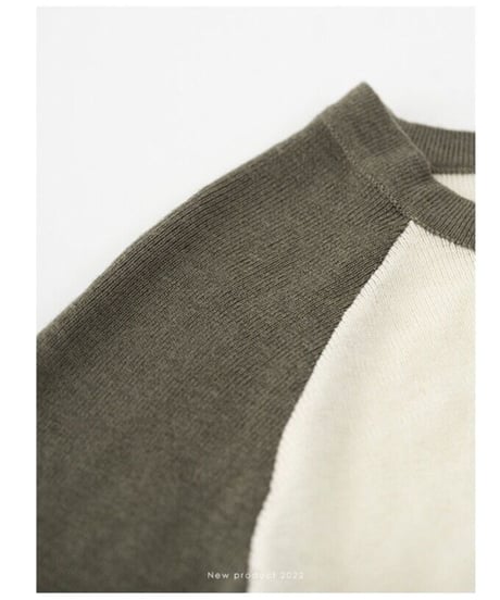 simple raglan long-T/2color(ネコポス)