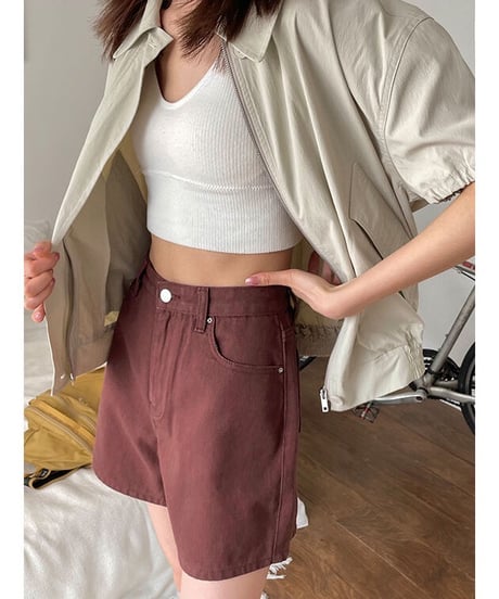 half sleeve blouson/2color