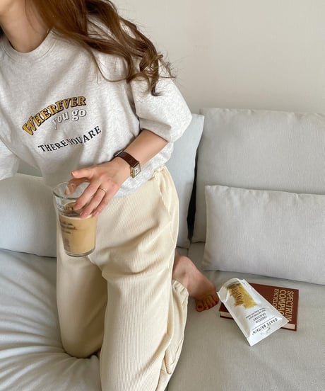 wherever logo T-shirt/2color(ネコポス)