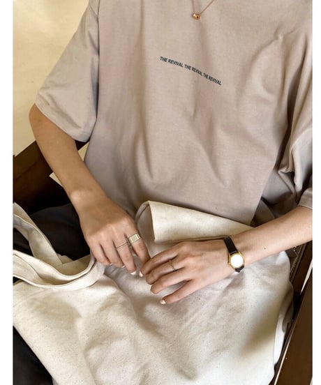 simple logo tee/2color(ネコポス)