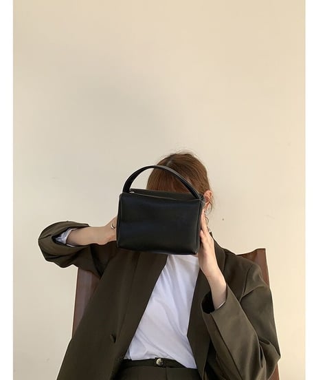 [OUTLET]box mini bag/2color