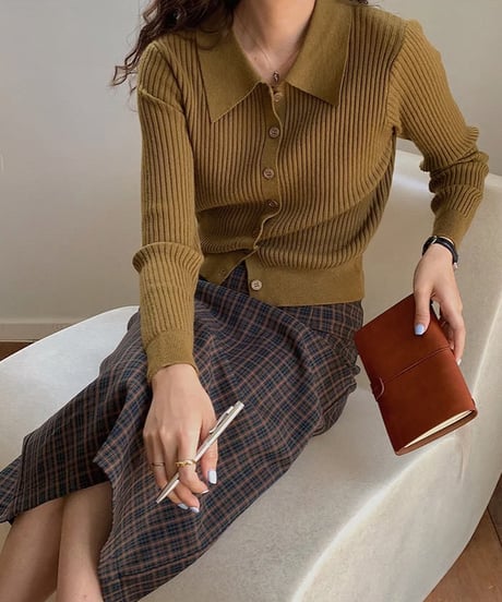 color polo rib tops/8color(ネコポス)