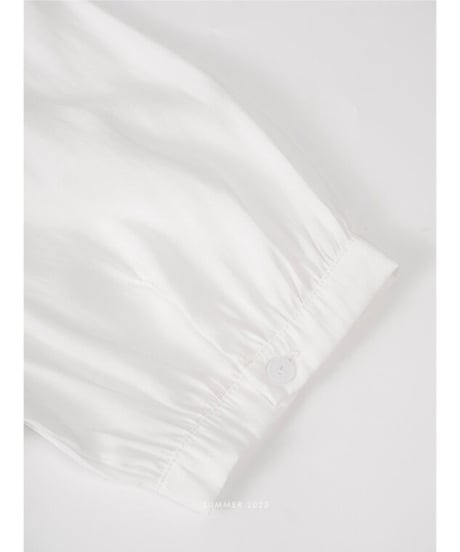 frill ribbon blouse(ネコポス)