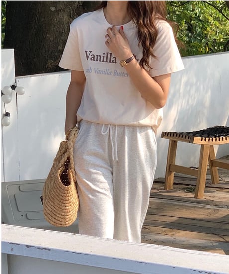 vanilla cake tee/3color