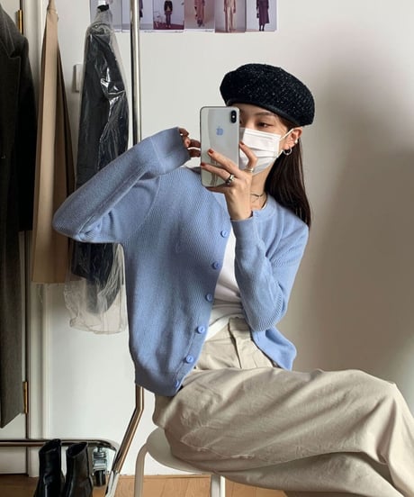 daily color cardigan/7color(ネコポス)