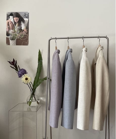 classical double button jacket/4color