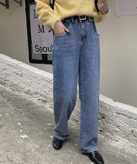 light straight denim