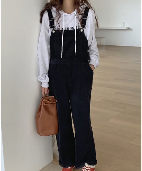 11w corduroy overall/2color