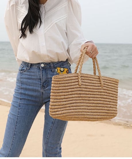 summer square tote bag