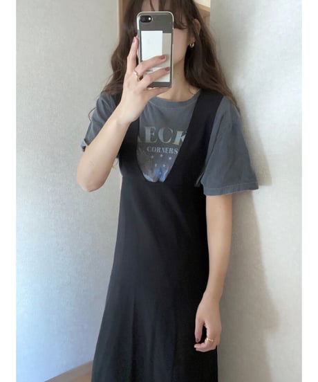[OUTLET]2way jumper skirt/3color