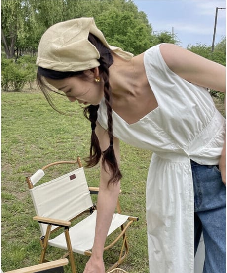 knit hair scarf/2color(ネコポス)