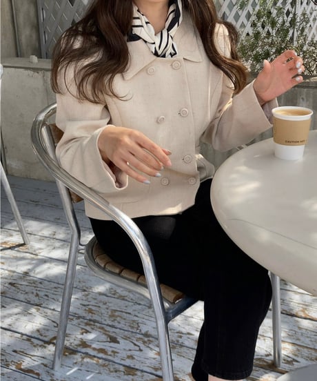 classical double button jacket/4color