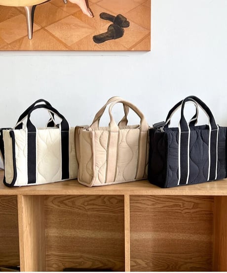 quilting mini bag/3color