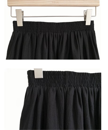 Tencel long skirt/2color
