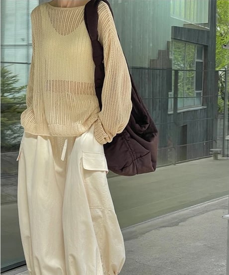 mesh loose summer kint/2color
