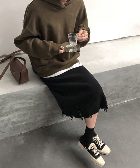 【original】simple loose hoodie