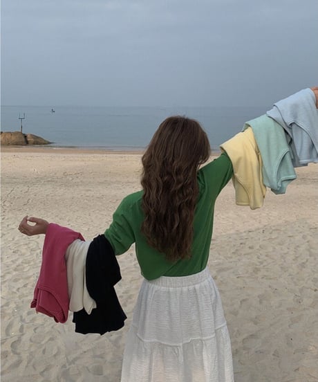 soft knit tops/7color(ネコポス)