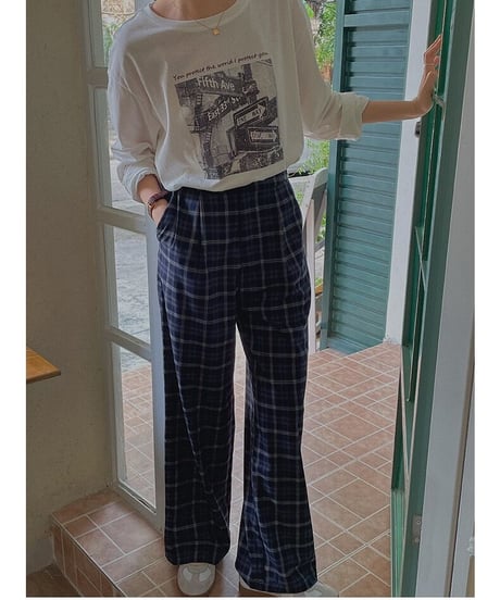 check slacks/2color