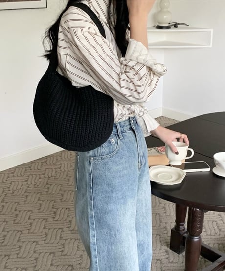 knit mini bag/5color