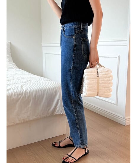 cropped highrise denim/blue