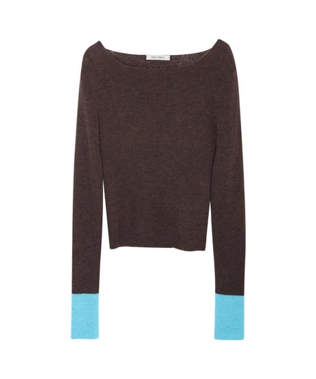 bi-color simple knit/2color(ネコポス)