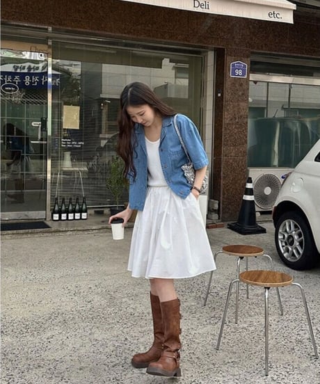 middle volume skirt/3color