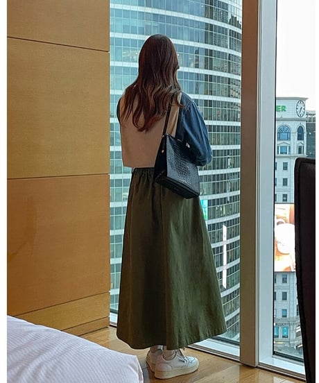 umbrella long skirt/3color