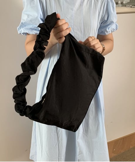shirring handle bag/3color(ネコポス)