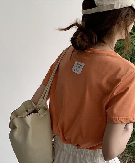back tag T-shirt/4color