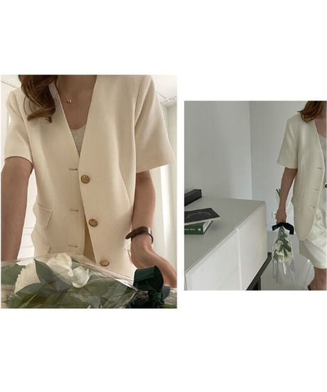 classic summer jacket(half sleeve)/2color